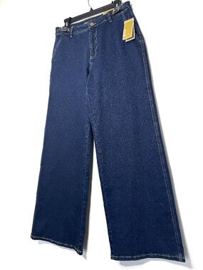 Michael Kors Dark Blue Straight Jeans – Size 8 – New